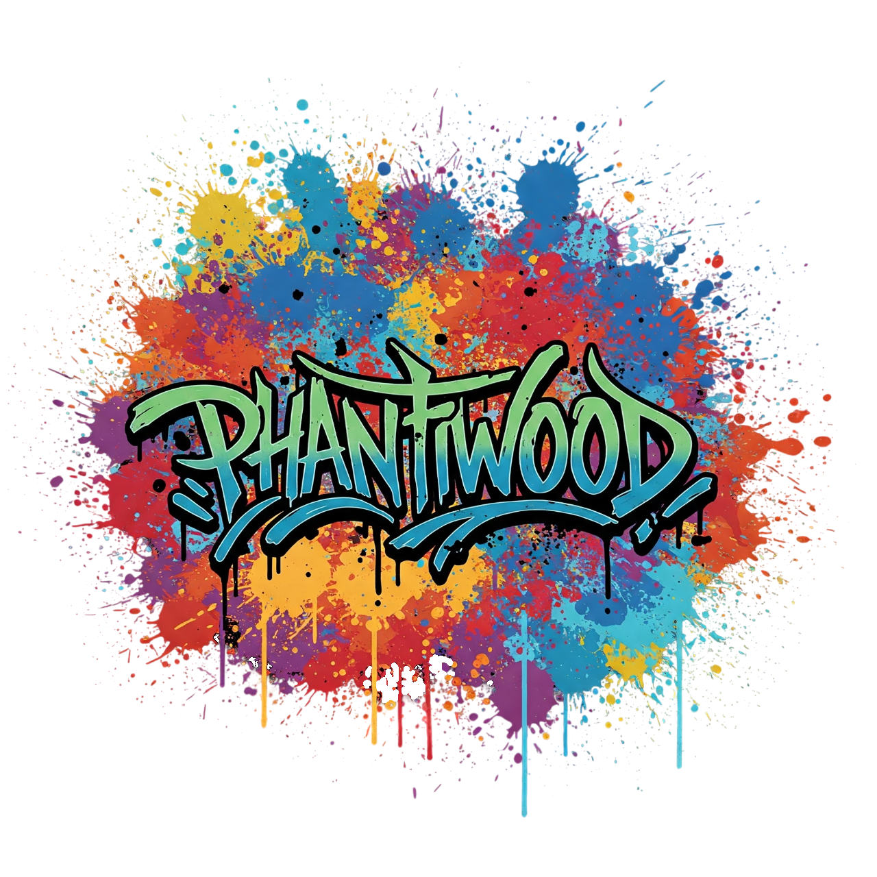 Phantiwood Graffiti Logo
